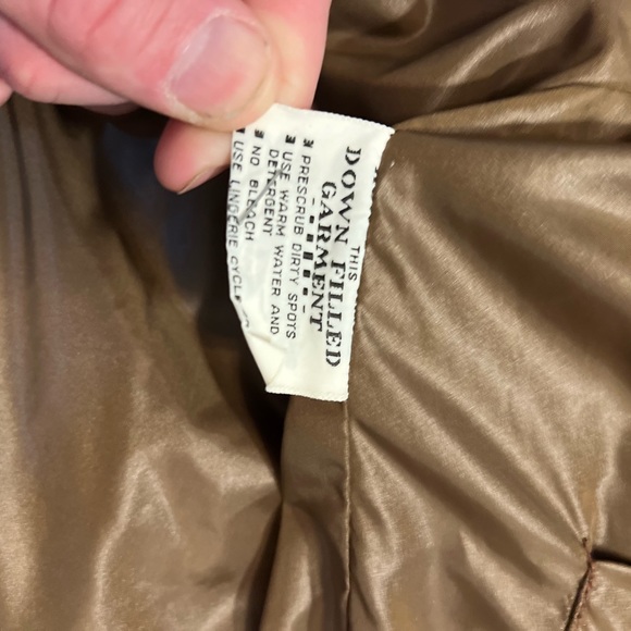 Mens Vintage Down puffer Vest by SportsWest sz M Duck Down mens Puffer Jacket - Picture 4 of 8